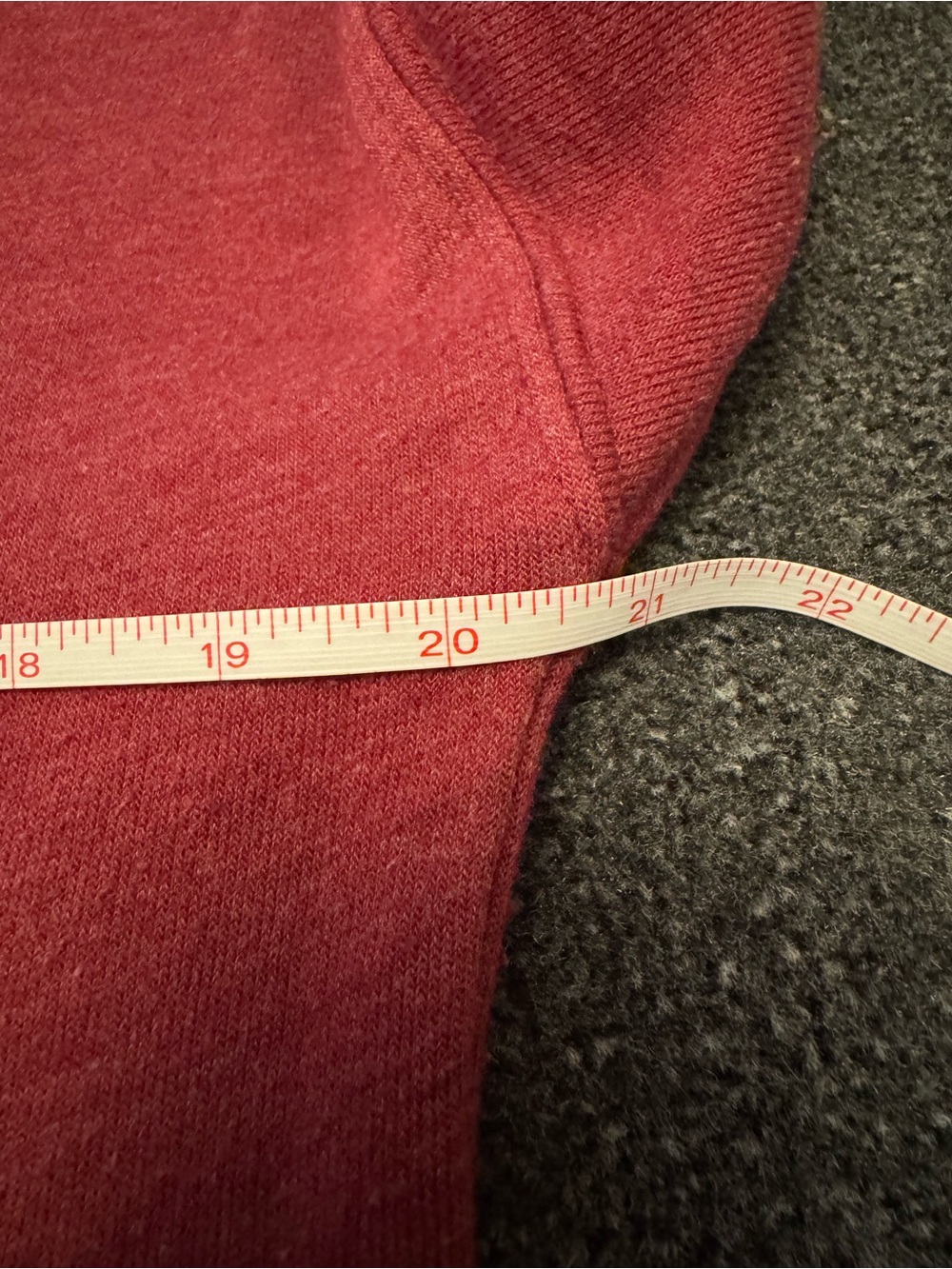 Oat Collective "Merry" Mineral Washed Graphic Sweatshirt - Cranberry Heather - M - Picture 4 of 8